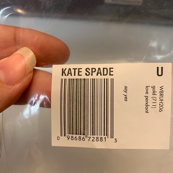 Kate ♠️ Spade ♠️ “Love” Gold Necklace - Picture 5 of 6